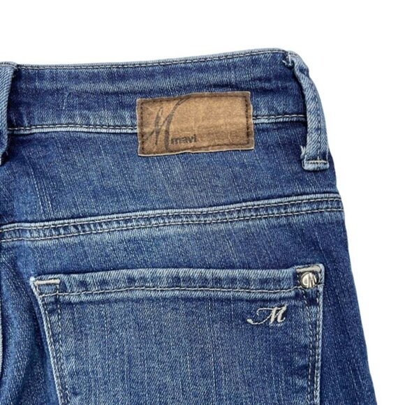 MAVI Alissa High Rise Super Skinny Ankle Jean Sz 24 Raw Hem - Picture 7 of 9